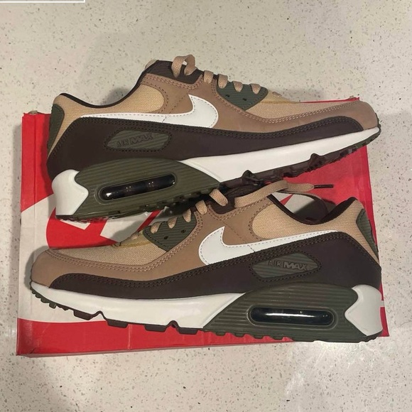 Nike Other - Nike Air Max 90 Men's Sneakers - Brown and Green